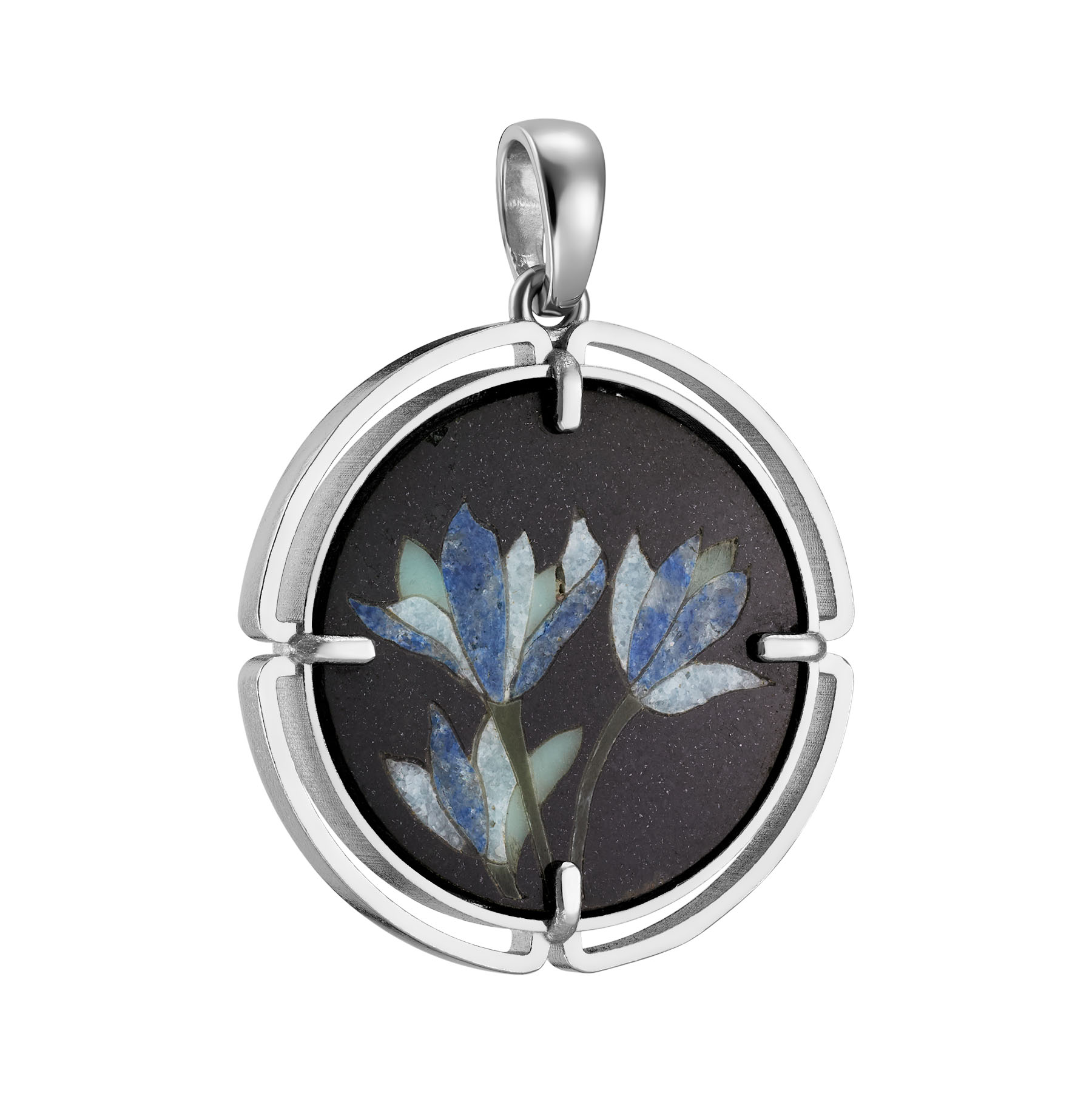 Подвеска Крокус с флорентийской мозаикой