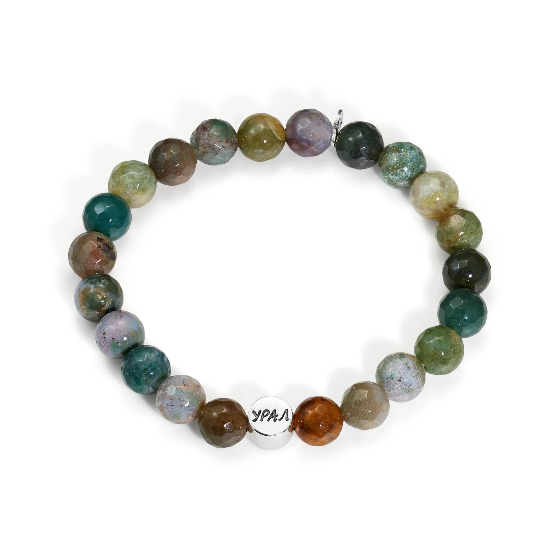 Браслет Урал с яшмой зеленой 